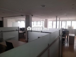 Plateau equipe open space 120m a loue bd zerktouni - Bureau à louer - Casablanca