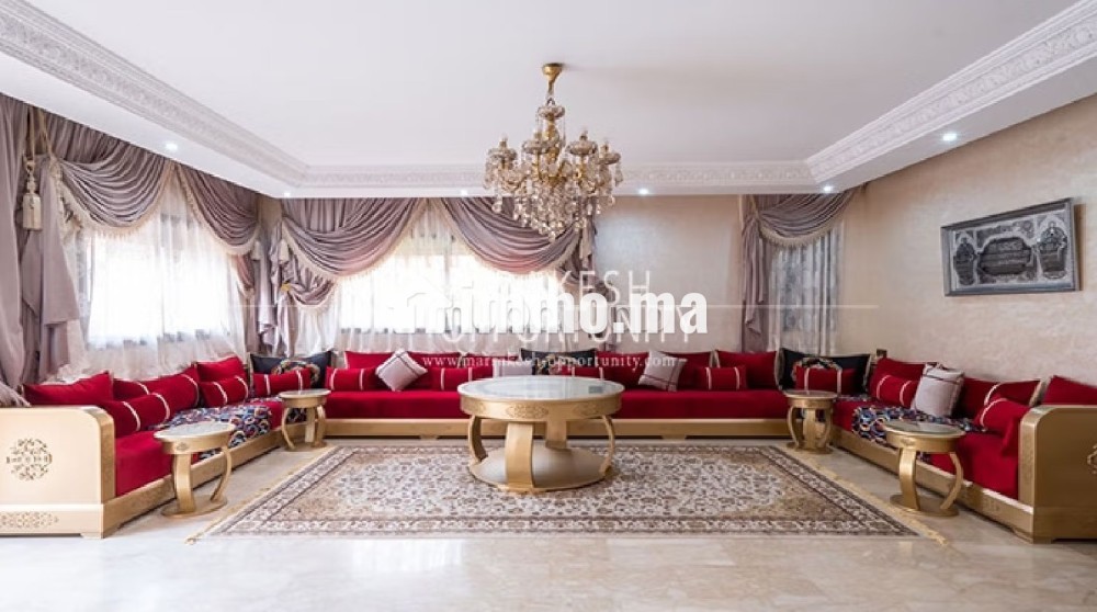 Location courte durée d'une belle villa meublée sur route d'Ourika - Vente Immobilier - Marrakech - photo 2