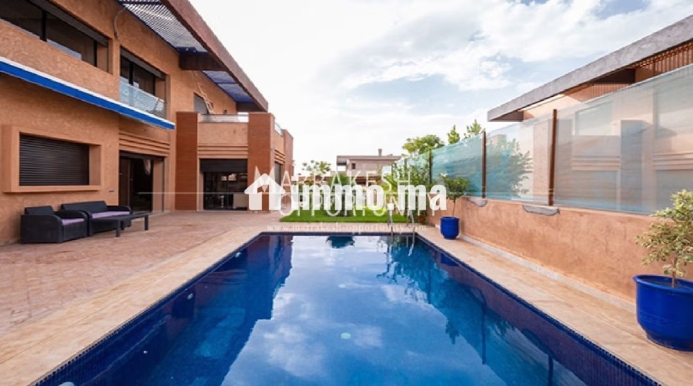 Location courte durée d'une belle villa meublée sur route d'Ourika - Vente Immobilier - Marrakech - photo 5
