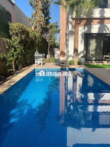 Villa avec piscine a targa coté resto Quick - Location Immobilier - Marrakech - photo 6