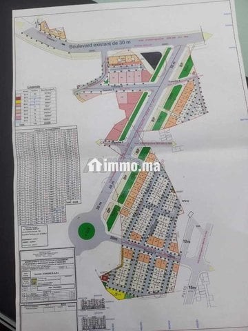 بقع للبيع في تجزئة الصنوبري قرب سوق كاسابراطا - Vente Immobilier - Tanger - photo 1