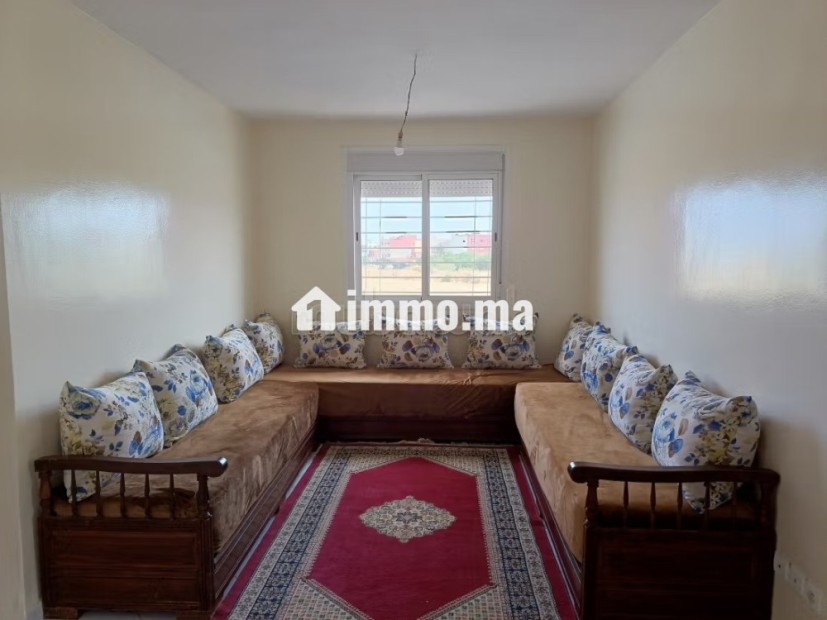 Location d'un appartement à Plage Oued Cherrat. 2 chambres. Bien meublé - Location Immobilier - Bouznika - photo 1