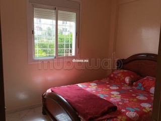 Location d'un appartement à Plage Oued Cherrat. 2 chambres. Bien meublé - Appartement à louer - Bouznika
