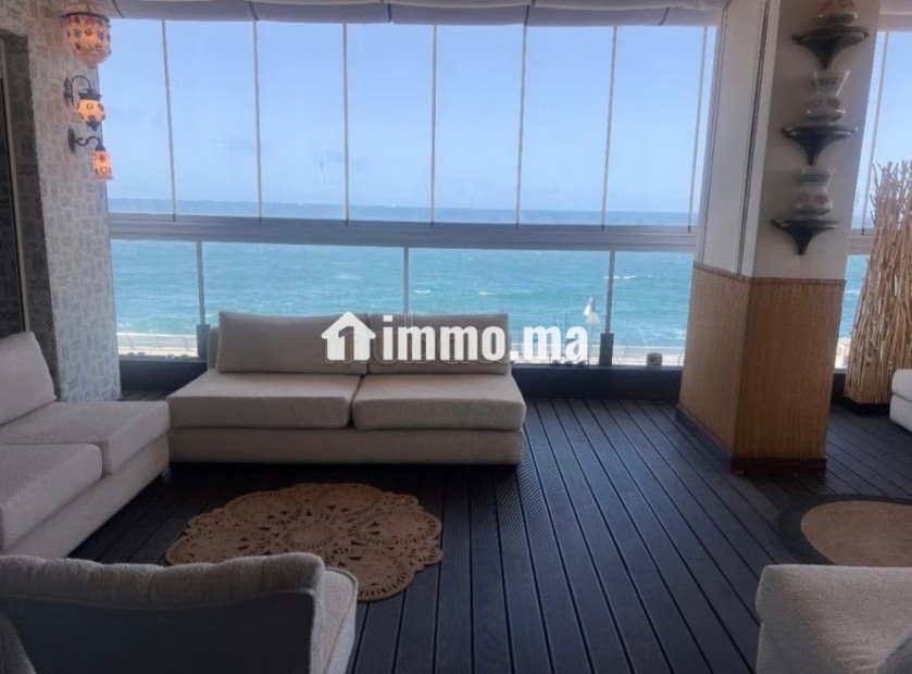 Très bel appt avec une vue sur mer imprenable à louer meublé avec 2 chambres à la marina - Location Immobilier - Casablanca - photo 1