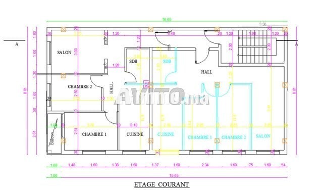 Terrain comerciel Angle en sous sol Rez et 4 étage - Vente Immobilier - Casablanca - photo 3