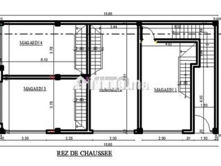 Terrain comerciel Angle en sous sol Rez et 4 étage - Terrain à vendre - Casablanca