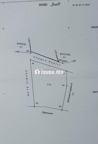 Terrain zone villa 824 m KANKOUCH Tanger à vendre - Vente Immobilier - Tanger - photo 4