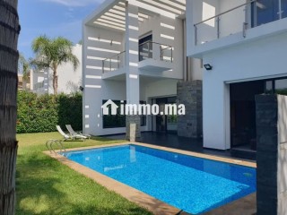 Villa meublé piscine à la location à bouskoura - Villa à louer