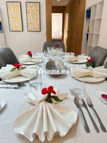 Racine Superbe F3 Meublé 96m², Cuisine US - Location Immobilier - Casablanca - photo 6