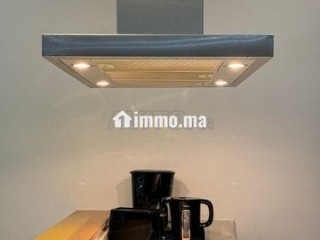 Racine Superbe F3 Meublé 96m², Cuisine US - Appartement à louer - Casablanca