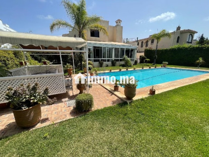 Villa avec piscine en location à hay riad - Location Immobilier - Rabat - photo 2