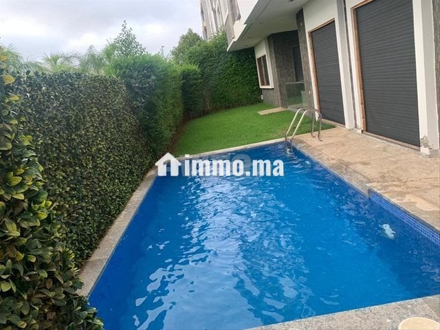 Appartement RDC Avec Piscine Privée - Location Immobilier - Rabat - photo 1