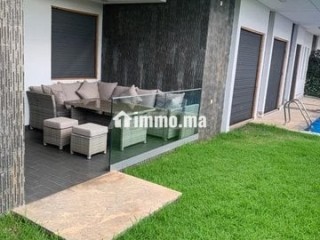 Appartement RDC Avec Piscine Privée - Appartement à louer - Rabat