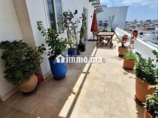 RACINE BEL APPT MEUBLÉ AVEC TERRASSE A LOUER - Appartement à louer - Casablanca
