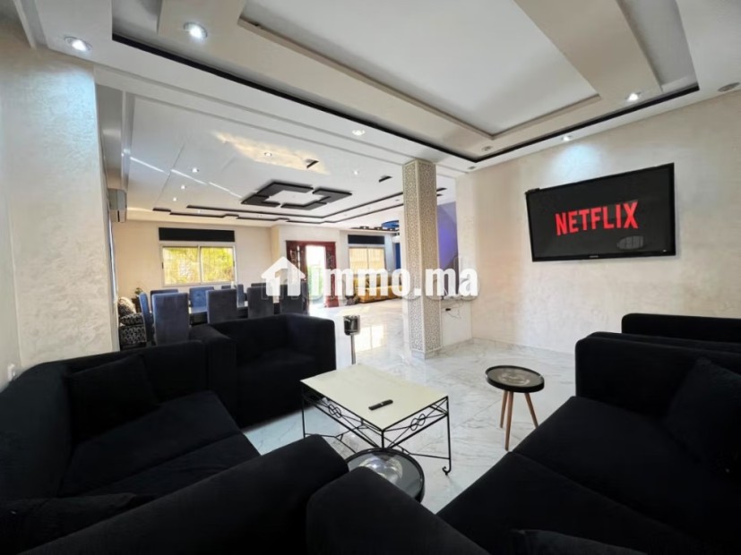 Location saisonnière villa haut standing à Riyad. Surface totale 300 m². Piscine et cheminée - Vente Immobilier - Rabat - photo 1
