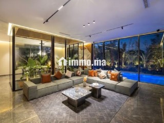 Magnifique villa à vendre à Route de l'Ourika. 6 grandes pièces. Salon traditionnel marocain, résidence sécurisée - Villa à vendre - Marrakech