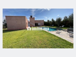 Magnifique Villa Ferme titrée route Tahannaout Marrakech - Villa à vendre