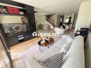 Bouskoura VILLE VERTE: Vente Duplex Avec Grand Jardin - Appartement à vendre