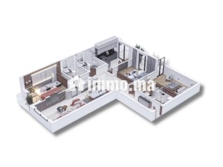 Appartement haut standing de 117 m² à vendre - Appartement à vendre - Casablanca