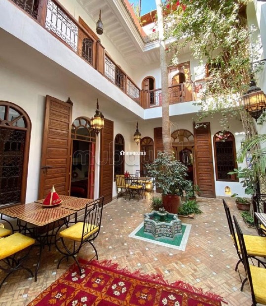 Vente riad maison d’hote renovee titree de 260m² hab avec 6 chambres à bab doukkala marrakech medina - Vente Immobilier - Marrakech - photo 3