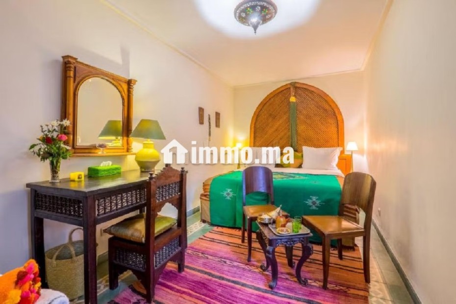 Vente riad maison d’hote renovee titree de 260m² hab avec 6 chambres à bab doukkala marrakech medina - Vente Immobilier - Marrakech - photo 4