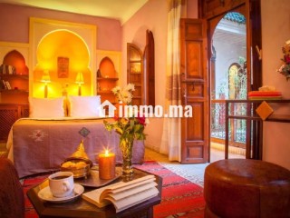 Vente riad maison d’hote renovee titree de 260m² hab avec 6 chambres à bab doukkala marrakech medina - Maison à vendre - Marrakech