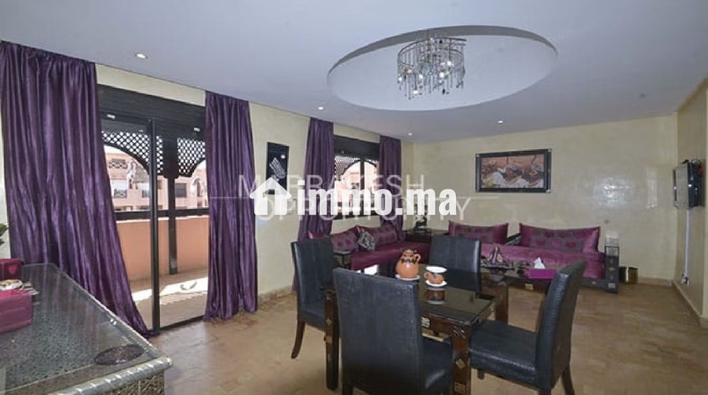 Location appartement meublé situé dans une belle résidence sécurisée et fermée - Location Immobilier - Marrakech - photo 1