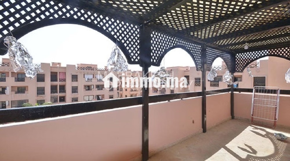 Location appartement meublé situé dans une belle résidence sécurisée et fermée - Location Immobilier - Marrakech - photo 2