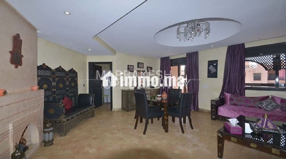 Location appartement meublé situé dans une belle résidence sécurisée et fermée - Location Immobilier - Marrakech - photo 3