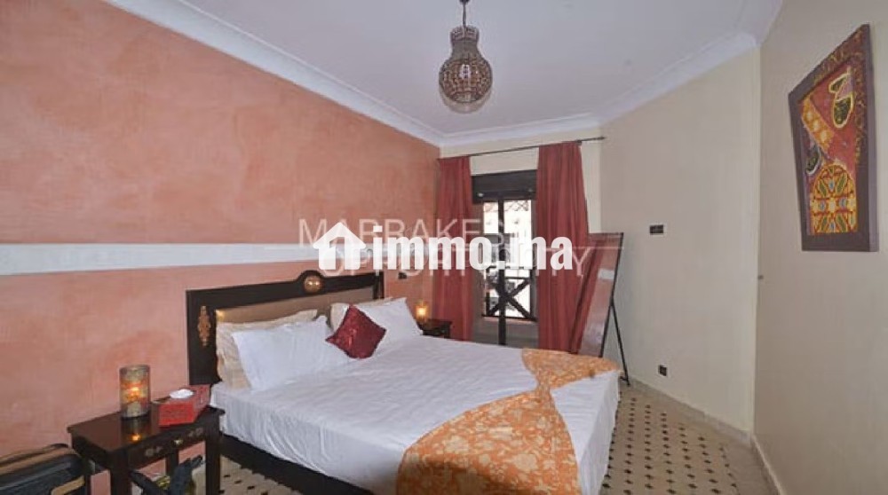 Location appartement meublé situé dans une belle résidence sécurisée et fermée - Location Immobilier - Marrakech - photo 4