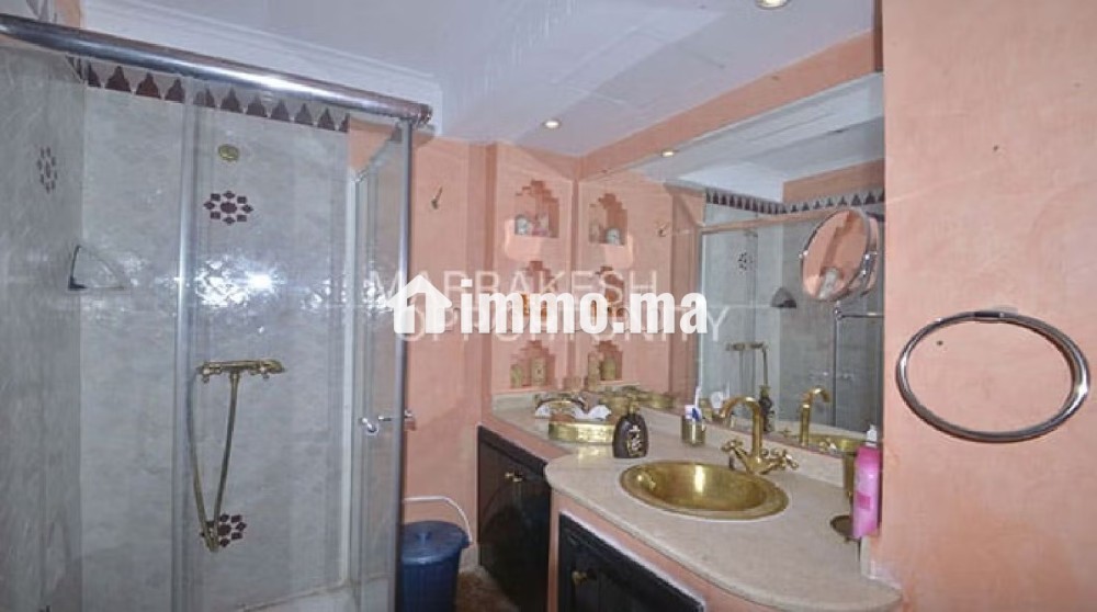 Location appartement meublé situé dans une belle résidence sécurisée et fermée - Location Immobilier - Marrakech - photo 6