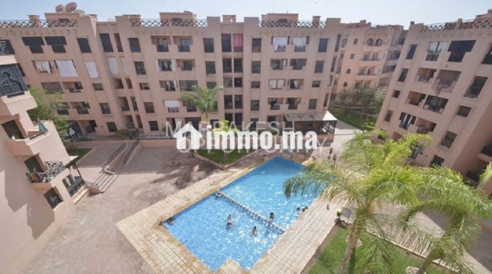 Location appartement meublé situé dans une belle résidence sécurisée et fermée - Location Immobilier - Marrakech - photo 7