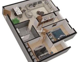 Bel appartement à vendre à Al Hoceima. 2 ou 3 chambres agréables. Climatisation et piscine - Appartement à vendre - Al Hoceïma