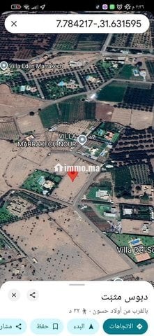 Terrain à vendre avec permis de construire villa - Vente Immobilier - Marrakech - photo 1
