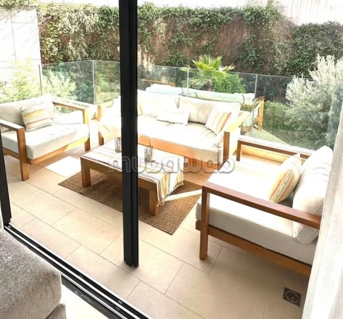 Top appartement meublé terrasse à louer à ain diab - Location Immobilier - Casablanca - photo 1