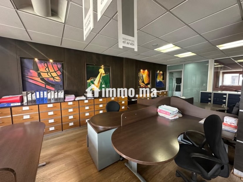 Bureau aménagé Rahal Meskini ancien cbt assurance - Vente Immobilier - Casablanca - photo 1