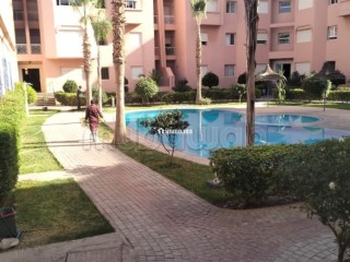Appartement meublé 2 chambres résidence avec piscine - Appartement à louer - Marrakech