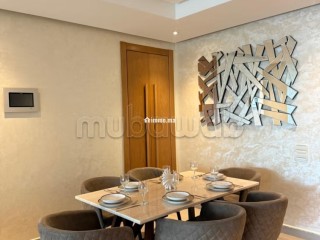 Appartement 2 chambre meublé la marina vue sur mer - Appartement à louer - Casablanca