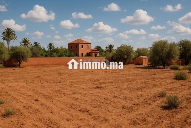 Terrain titré à vendre Bourrouss région Marrakech - Vente Immobilier - Marrakech - photo 1