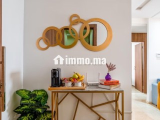 Appartements à louer à Hivernage. Superficie 75 m². Porte blindée, salon marocain traditionnel - Appartement à vendre