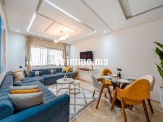 Appartements à louer à Hivernage. Superficie 75 m². Porte blindée, salon marocain traditionnel - Appartement à vendre