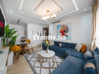 Appartements à louer à Hivernage. Superficie 75 m². Porte blindée, salon marocain traditionnel - Appartement à vendre