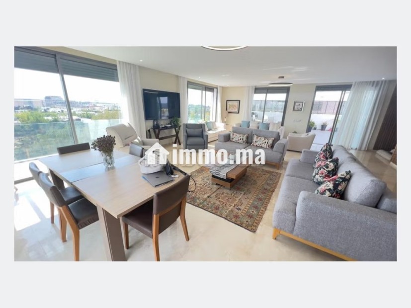 Penthouse meublé neuf en location a souissi - Location Immobilier - Rabat - photo 1