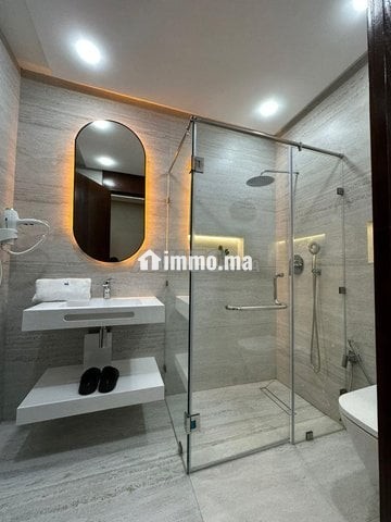 شقة راقية بإطلالة مسبح وقرب الشاطئ في طنجة - Location Vacances - Tanger - photo 8