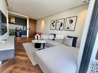 Appartement de vacances à louer à Hermitage. 2 pièces confortables. Salon typique marocain, résidence sécurisée - Appartement à vendre - Casablanca
