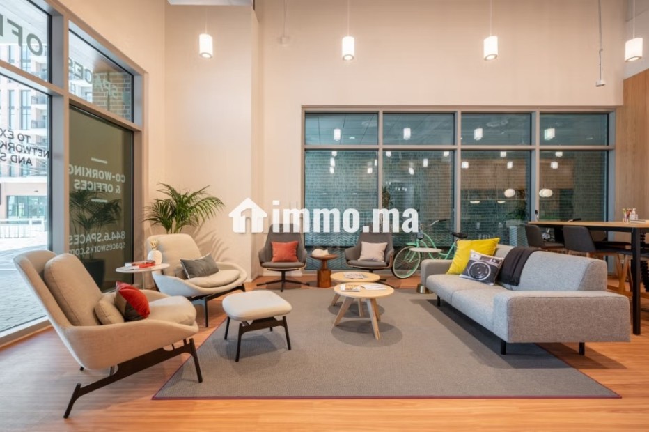 Un bureau au design pour 3 à Casablanca, Metwork - Location Immobilier - Casablanca - photo 4