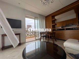 Location apprt 2 ch meublé a cfc sans vis à vis - Appartement à louer - Casablanca