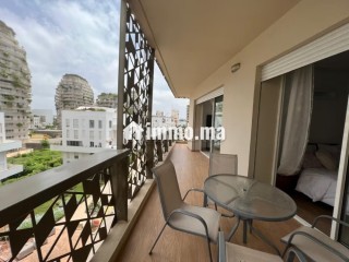 Location apprt 2 ch meublé a cfc sans vis à vis - Appartement à louer - Casablanca