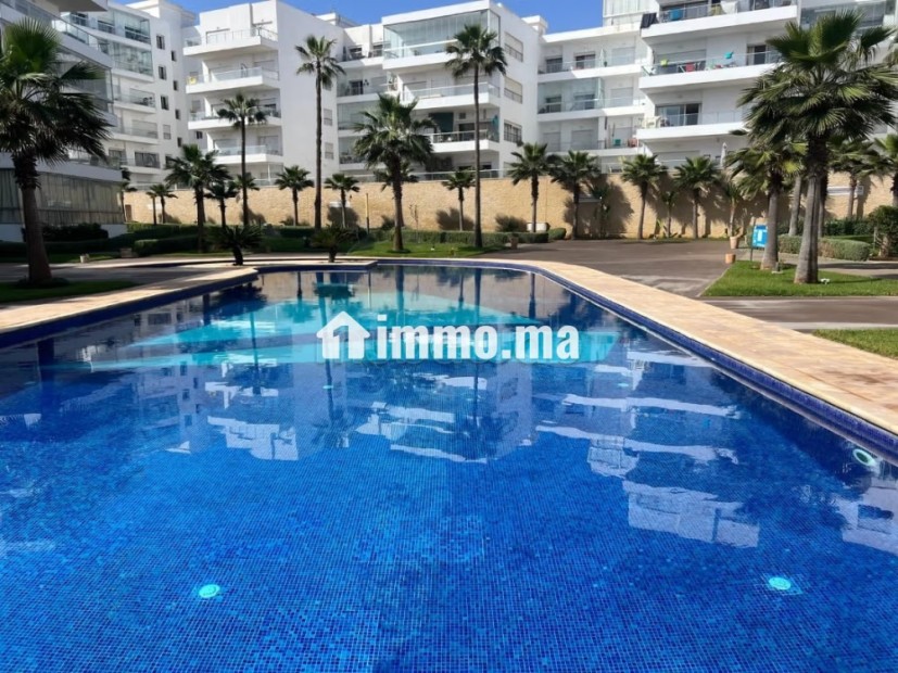 Superbe appartement à louer à Dar Bouazza. 3 pièces. Piscine, climatisation - Location Immobilier - Dar Bouazza - photo 2