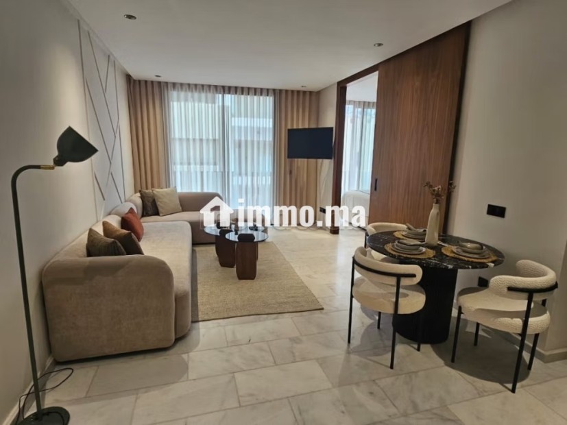 Superbe appartement à louer à Ferme Bretonne Hay Arraha. 1 chambre. Bien meublé - Location Immobilier - Casablanca - photo 1